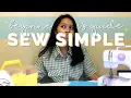 sewing machine FOR BEGINNERS how to set up the sew simple sewing machine 2020