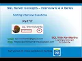 Sorting in SQL ORDER BY Sorting Interview Q A Varchar to Int Varchar to Date CAST Convert