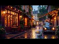 Download Lagu Relaxing Jazz on a Rainy Autumn Cafe Shop 🌙 Vintage Café \u0026 Classic Car Ambience for Relaxing \u0026 Focus