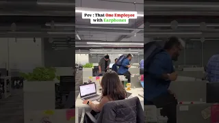 When One Employee Turns The Office Into A Concert Corporatelife Funny Office Officehumor 