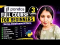 Pandas Full Course for Beginners - Series DataFrame More 3 Hours