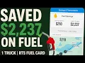 How I Saved 2 237 on Fuel with 1 Truck RTS Fuel Card Review