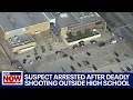 Texas school shooting Suspect arrested after killing 1 student injuring another LiveNOW from FOX