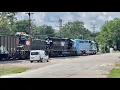 Blue Locomotive Back In Service Other Units Longest Ethanol Train Ever 2 Trains In 1