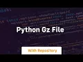 python gz file