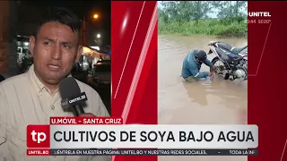 Santa Cruz: Lluvias golpean a las labores de siembra