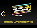 Day 23 - Interval List Intersections LeetCode