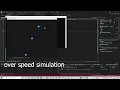 Newton gravity simulation in c