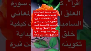 فضل سورة العلق قيل في فضل سورة العلق الكثير من الأمور ولكن أفضلها أنها أول ما نزل على الرسول ص 