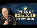 Python Tutorial for Beginners Types of Methods