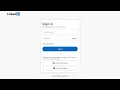 Responsive Linkedin Login Form Using HTML CSS JavaScript