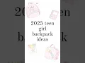 backpack ideas