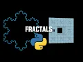 Fractals with python Koch Snowflake and Menger Sponge