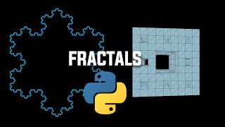 Fractals with python Koch Snowflake and Menger Sponge