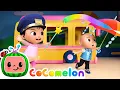 Download Lagu Wheels on the Bus (Cece's Pretend Play Version) | CoComelon Nursery Rhymes \u0026 Kids Songs
