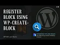 Using wp-env How do I register multiple blocks with block json register - block