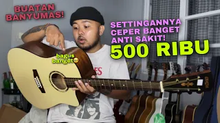 Download Nyoba Beli Gitar Akustik Original Buatan BANYUMAS Murah Rp 500.000 | GRAZIA JMC 05 N MP3