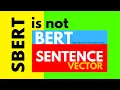 SBERT Sentence Transformers is not BERT Sentence Embedding Intro Tutorial Ep 37