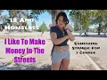Homeless Interview of Brianna 18 Doin Her Own Thing While On Probation