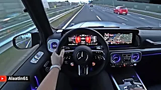 New Mercedes-Benz G63 AMG G Wagon Test Drive | Pov | Autobahn