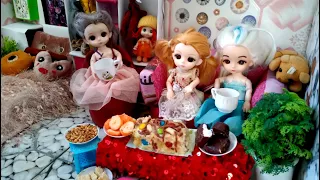 We celebrated Christmas with my friends