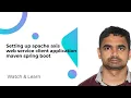 Setting up apache axis web service client application maven spring boot