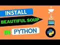How to install Beautiful Soup in Python Learn to install BS4 by creating a virtual environment