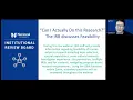 IRB Feasibility Webinar