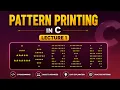 C Programming Pattern Printing Tutorial Star Patterns in C Lecture 1 for Beginners