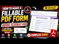 How to Edit a PDF File in 1 Minute How to Convert Forms to Fillable PDF Best FREE PDF Editor