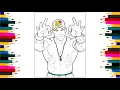 John Cena Coloring Page in 12 MINUTES How to Color WWE Superstar Champ is Here