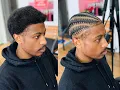 STITCH CORNROWS ON SHORT KINKY HAIR