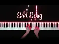 Download Lagu We The Kings - Sad Song | Piano Cover with Strings (with Lyrics \u0026 PIANO SHEET)