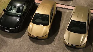 Tesla Cybercab Storage Lot