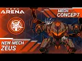 NEW mech Zeus Redd Mech Arena Concepts