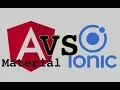 Angular Material VS Ionic