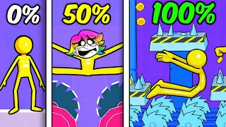 Torturé a UN STICKMAN al NIVEL MÁXIMO! (No Pain No Gain)