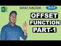 Offset formula Part-1 Excel Offset function Offset