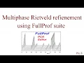 Multiphase rietveld refinement with FullProf suite - a step by step tutorial