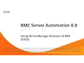 BSA Using Git to Manage Versions of NSH Scripts