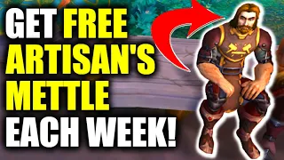 DO THIS To Get TONS Of FREE ARTISAN S METTLE WEEKLY Per Character WoW Dragonflight Goldmaking