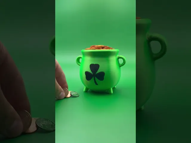 St Patrick's Day Leprechaun's Cauldron Money Box / Multi Parts video thumbnail