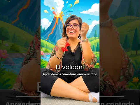 🌋 ¡Cuidado con la lava!🔥[Canción del VOLCÁN para niños 3 y 4 años]