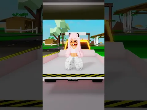 I started doing the I got that feeling dance on the truck..😅😈#robloxshorts #roblox
