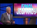 Jeopardy James Holzhauer Day 24 Final Jeopardy 19 Episode 182