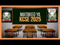 Lagu MATOKEO YA KCSE 2025