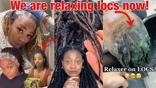 She SHOCKED the internet after relaxing her locs The viral s of women who put relaxer on locs