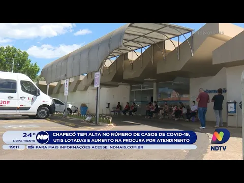 Covid-19: Chapecó se aproxima de colapso no sistema de saúde