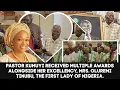 Download Lagu Pastor Kumuyi and First Lady Oluremi Tinubu received multiple awards together.