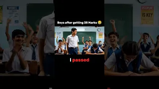 Boy Celebrates 35 Marks Girl Cries At 98 Classroom Comedy Youtubeshorts Funny Comedyshorts 